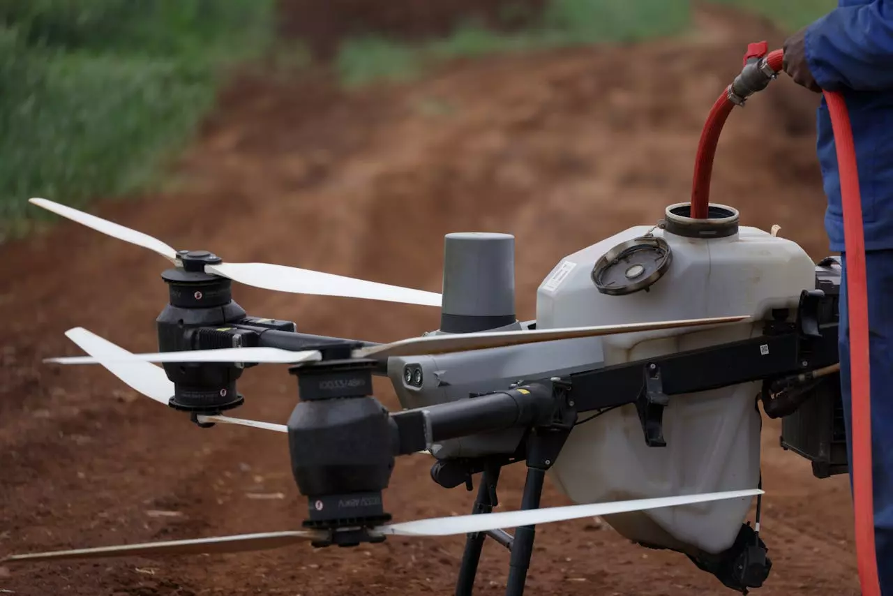 Drónospermetezés,Kám,Magyarország2 Drónospermetezés,Kám,Magyarország2