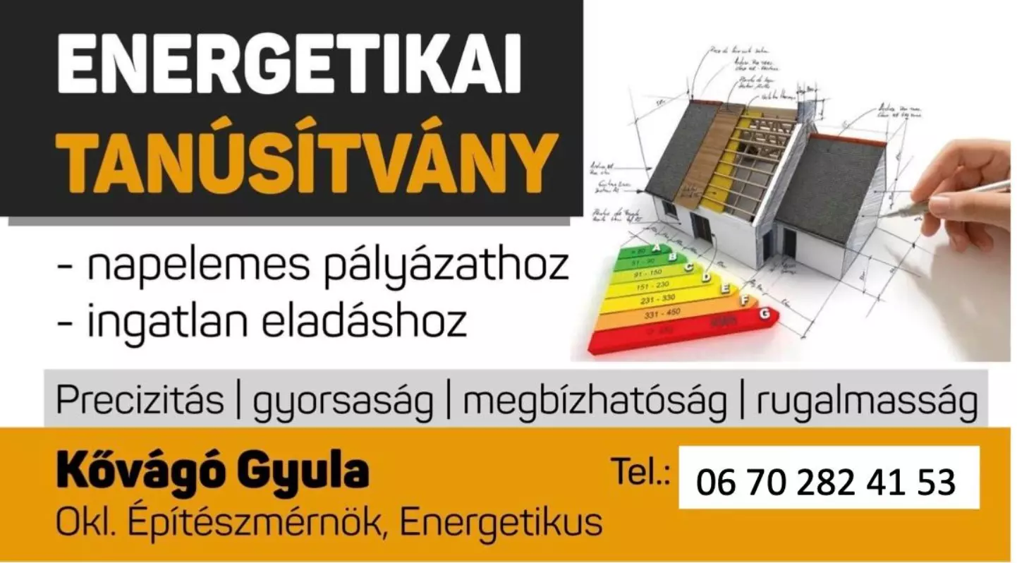 Energetikaitanúsítványkiállítása,Kecskemét1