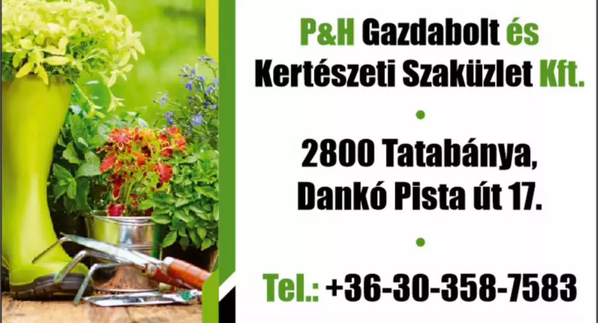 P-H Gazdabolt és Kertészeti Szaküzlet Kft.